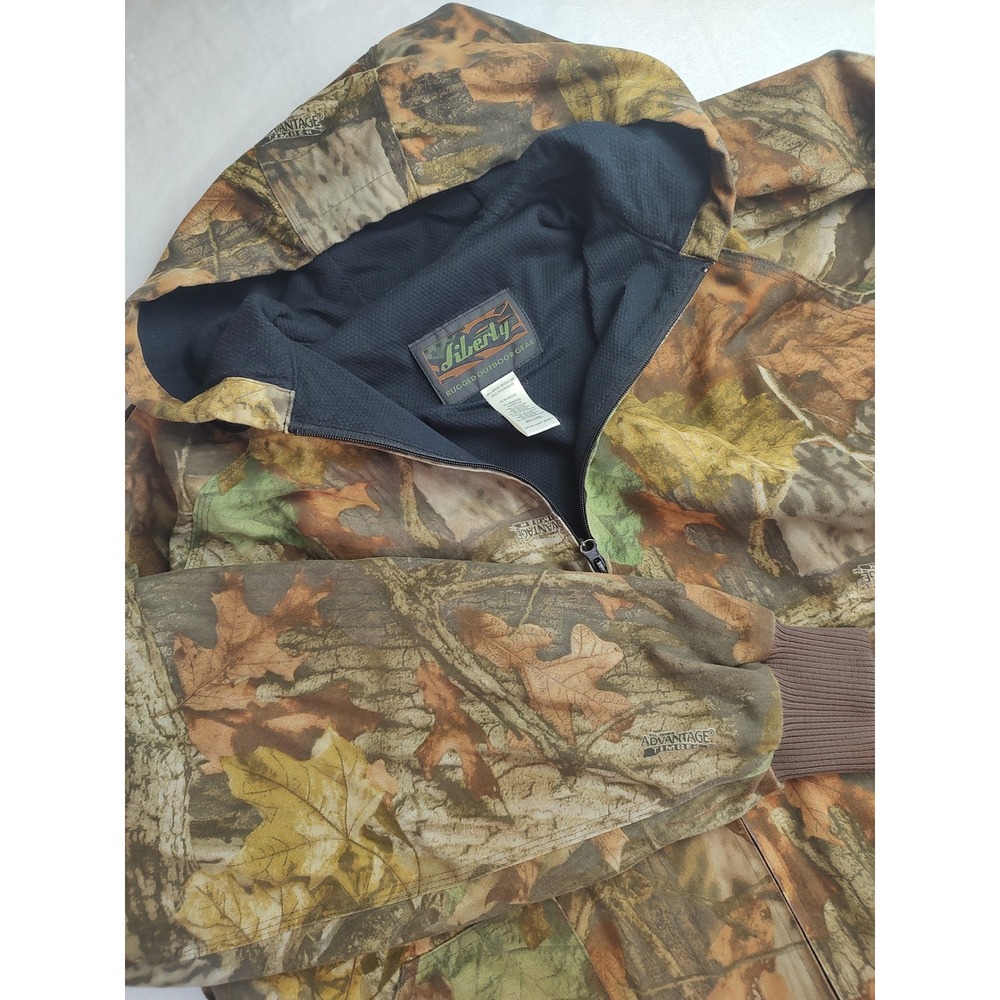 Liberty Rugged Outdoor Gear Camouflage Hunting Jacket Mens 2X Large Hooded